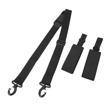 Snowboard Axelrem Justerbar Nylon Svampplast Bærbar Anti-Slip Ski Carrier Rem til Skiudstyr