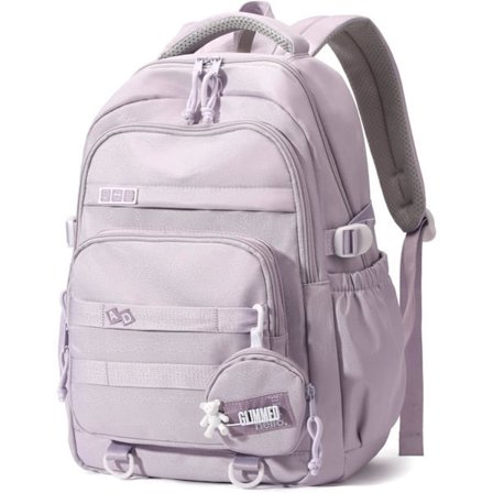 Afslappet rygsæk piger drenge stor kapacitet rejse rygsæk til 15,6" bærbar computer skoletasker til børn i alderen 10 12-18 Morado