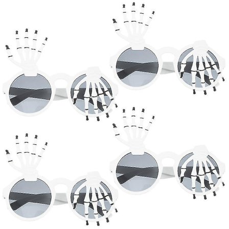 4 stk. Halloween-tema briller for Halloween-dekorasjoner