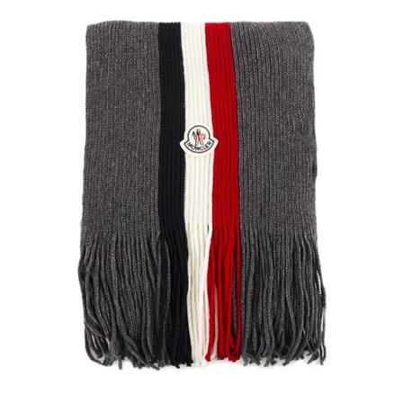 Moncler Winter Scarves Grå, Herre Halstørklæder og Tørklæder, Størrelse: ONE Size