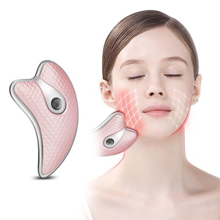 Heat Vibration Microcurrent Face Massager