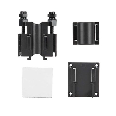 Monitoiminen akvaarioletkun pidike, musta