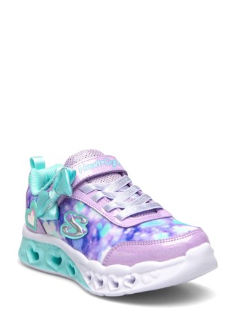 Skechers Girls Flutter Heart Lights Blurred Love - Multi/patterned - 30