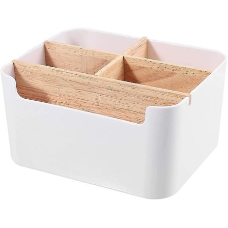 Skrivebordsarrangør Sminke Skuffer Blyant Kort Holder Boks