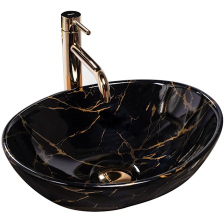 REA MALJA-ALLAS SOFIA MARBLE BLACK SHINY