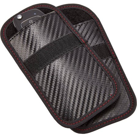 Faraday-veske for nøkkelbrikke, RFID-signalblokkering for bil, tyverisikring IC