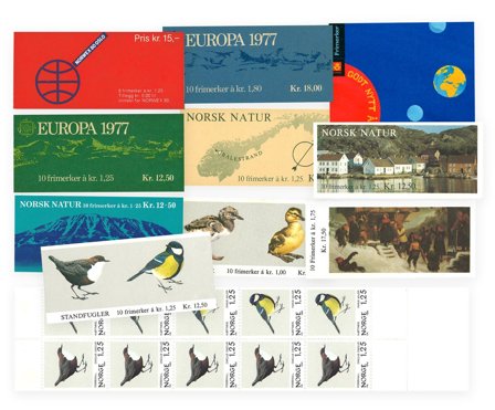 Norge - 10 forskellige hæfter - Postfrisk
