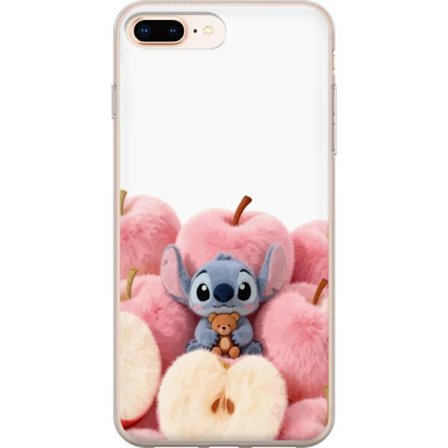 Yhteensopiva Puhelinkuori Apple Apple iPhone 7 Plus Värikäs kollaasi futuristisilla tyttöryhmän hahmoilla, sydämillä ja glitterillä nykyaikaise