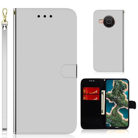 Mirror Nokia X10 / X20 Läppäkotelo - Hopea