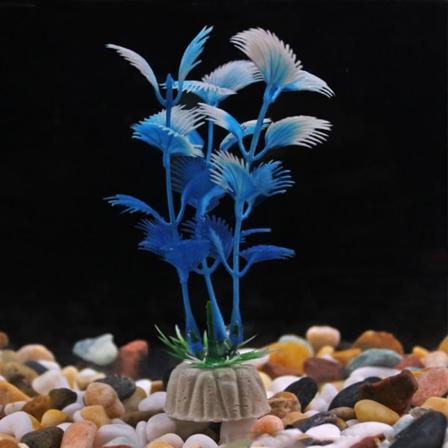 12 stk. Akvarium dekorative planter Kunstige planter 07 07 07