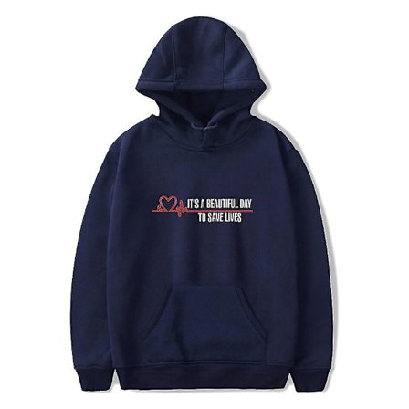 Grey's Anatomy American Drama Intern Hettegenser Pullover med grafisk trykk