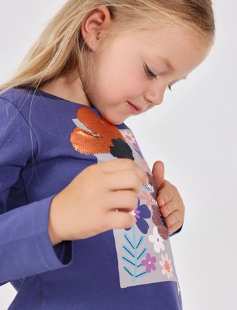 Boboli Knit T-Shirt - Navy - 80