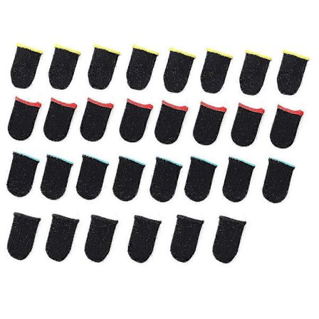 30 st Fingerskydd lämpliga för Gaming Tummskydd Mobil Gaming Svettsäker Andningsbar Spelkontroll Fing