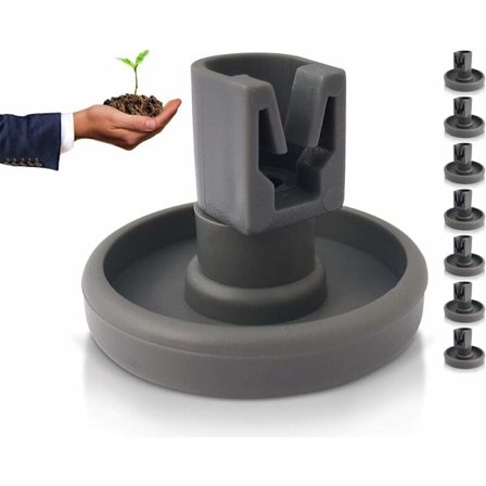 Diskmaskin Nedre Korg Set med 8 Diskmaskin Korgrullar - Repl