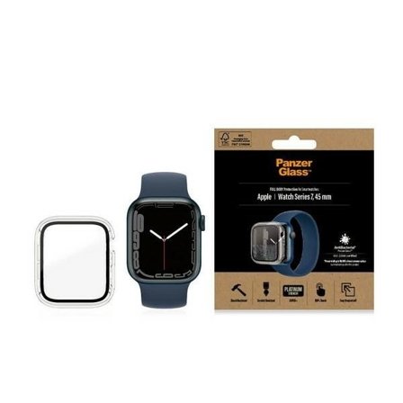 PanzerGlass Full Body-fodral till Apple Watch 7 / 8 45 mm - transparent