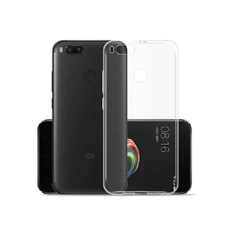Xiaomi Mi A1 Stöttåligt Genomskinligt Skal Simple