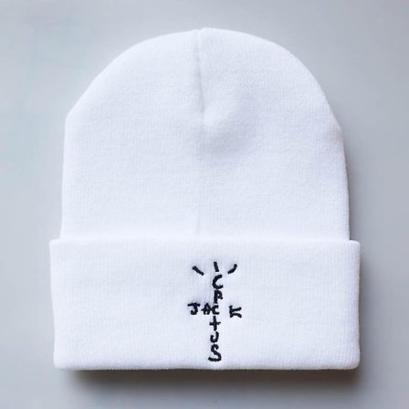 IC Stickad hue New beanie broderi