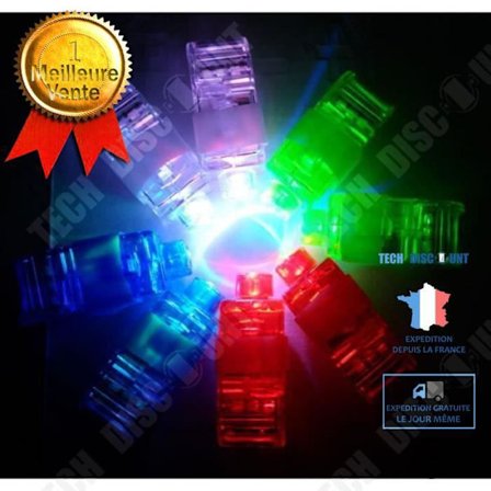 TD Light Up Finger Ring/ Unisex dans LED-tillbehör/ Kreativt/ Vackert unikt ringdansljus Rave Party Glow