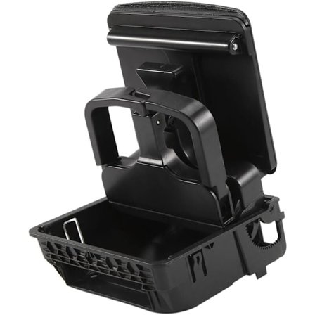 2018 Svart Mittarmstöd Bakre Mugghållare för 5 Golf 6 Rabbit