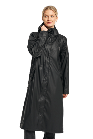 Tenson Apelviken Maxi Coat Women Regnjackor Dam Svart S