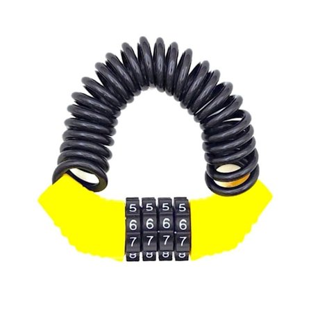 Cykellås Sikkerhedshængelås GUL