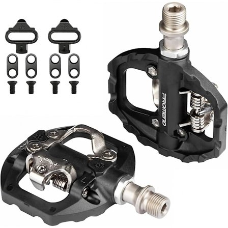 Automatisk Mtb Pedal Dubbel Plattform Kompatibel Hög Effektivitet Halkfri An