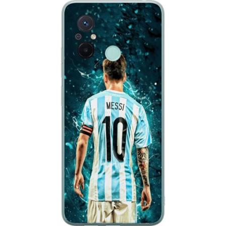 Xiaomi Redmi 12C Genomskinligt Skal Messi