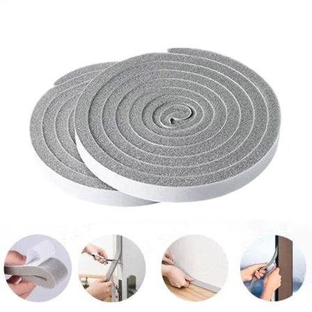 Itseliimautuva silikonitiivistelista - Vedenpitävä/tuulenpitävä/äänieristävä