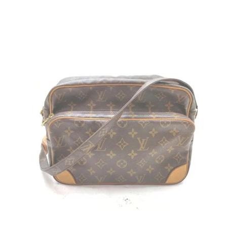 Louis Vuitton Vintage, Pre-owned Shoulder Bag Bruin, Dames, Maat:ONE Size,leer