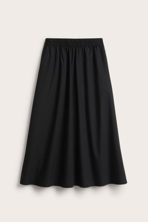 Kappahl | Poplinkjol Svart XL | Svart