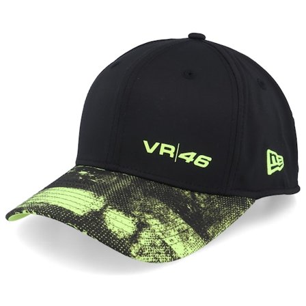 New Era - Motor Schwarz Adjustable Cap - VR46 9FIFTY Black/Neon Green Adjustable @ Hatstore