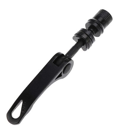 Universal Quick Release-spyd til racercykel til hjulnav, sadelpind, sadelklemme, forreste nav-spyd, MTB BMX Mountainbike Road Shaft Lever 38 mm (sort)