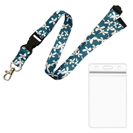 Stilsäkert Praktiskt Nyckelband med Plastficka