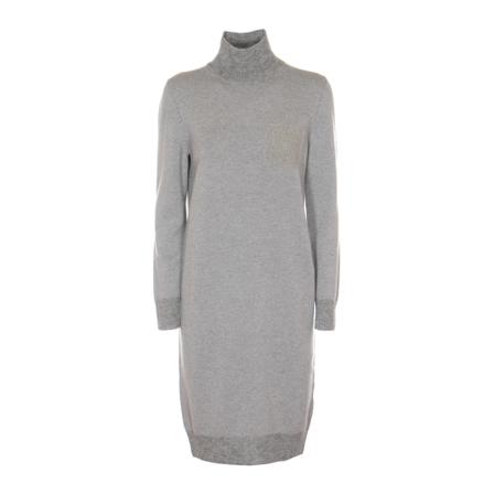 Peserico Knitted Kjole Grå, Dame