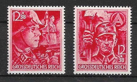 Tyske Rige 1945 - AFA 904-905 - Postfrisk