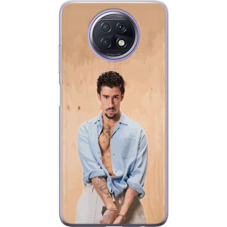 Yhteensopiva Puhelinkuori Xiaomi Redmi Note 9T Bad Bunny Super Bowl-inspiroima grafiikka, jossa NFL-trofe ja San Franciscon silta urheilusuunnitteluss