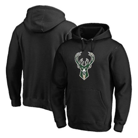 Milwaukee Bucks Pullover Hoodie Swearshirt Lösa huvtröjor