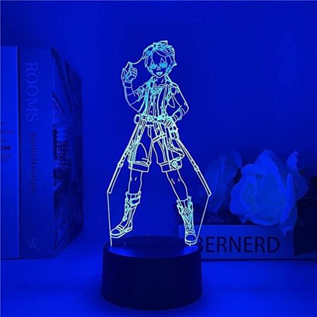 Genshin Impact Bennett lampa nattlampa illusion ljus