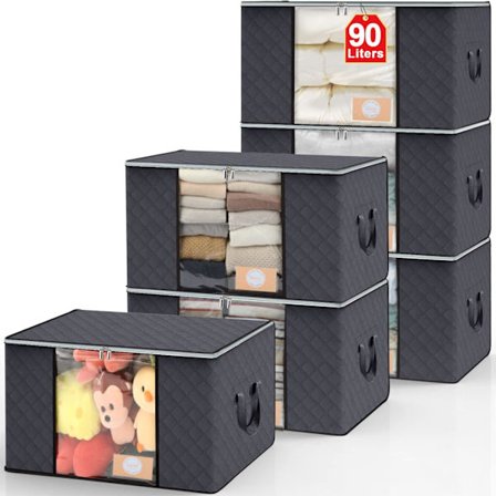 4 Dörrförvaringsorganisatör med Klar Fönster för Pantry Badrum (Grå)