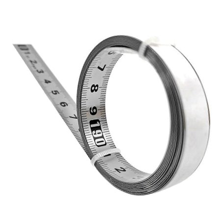 Selvklebende linjal i rustfritt stål, egnet for trebearbeiding, presisjonsmålebåndskinne