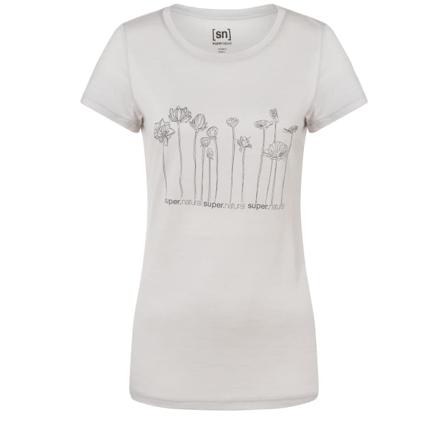Super.natural Women's Lotus Tee Women short-sleeved sweaters Grey XS