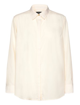 Crepe Shirt Cream Lauren Women