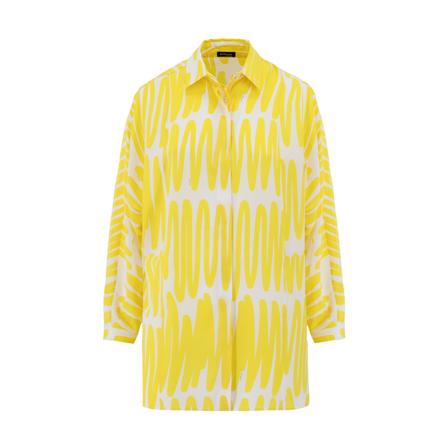 Kiton Casual Shirts gul, Dam, Dam, Storlek: 2XS