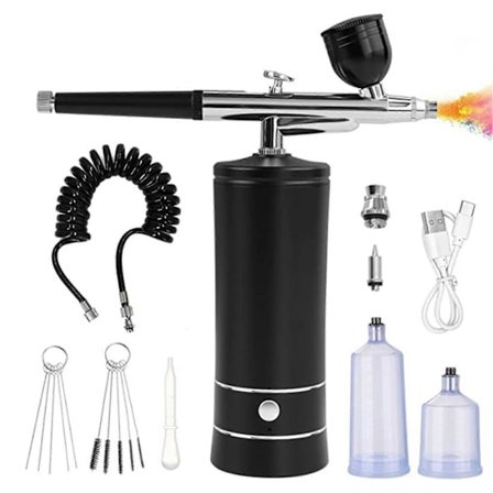 Trådløst Airbrush Sæt med Kompressorer Multifunktionelt Trådløst Airbrush Maskinsæt Professionelle Studio Finish