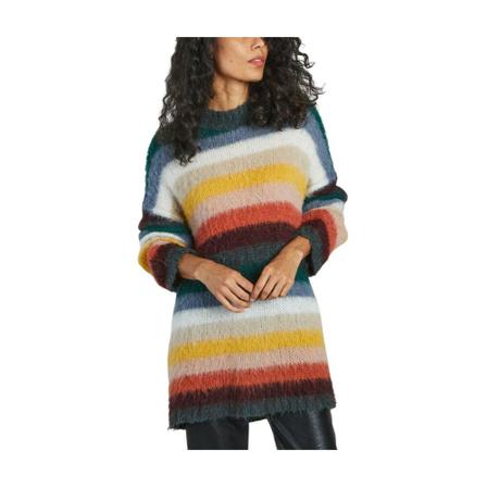 See by Chloé Alpaca Rainbow Sweater Grøn, Dame