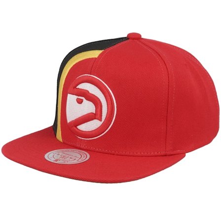 Mitchell & Ness - NBA Punainen snapback Lippis - Atlanta Hawks Retroline Red/Black Snapback @ Hatstore