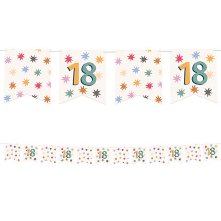 Flaggirlang med Stjärnor 18 år