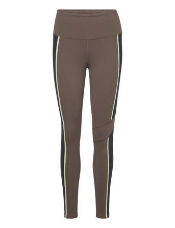 Lux Hr Tight- C Running/training Tights Brun Reebok Performance*Betinget Tilbud