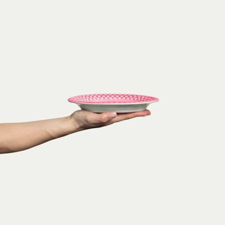 Mateus Bubbles Tallerken Rosa 16x20