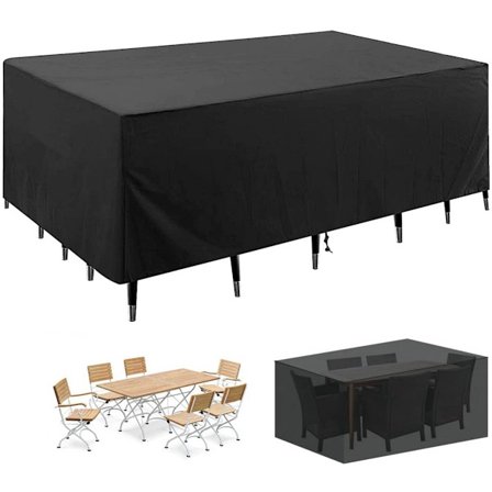 ING Puutarhan suojapeite vedenpitävä kiristysnyörillä 200 x 160 x 70 cm 420D Oxford Puutarhakalusteiden suojapeite Suojapeite oleskelusohvalle 